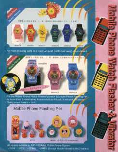 Mobile Phone Watch Fasher & Vibrator