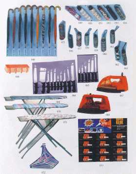 Umbrellas, Knives, Iron, Ironing Board, Glue