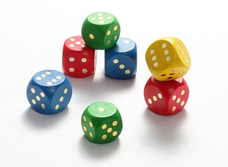 wooden dice, accepted customized