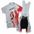 "2011 Scott RC Pro White And Red Cycling Jersey and Bib Shorts Set "