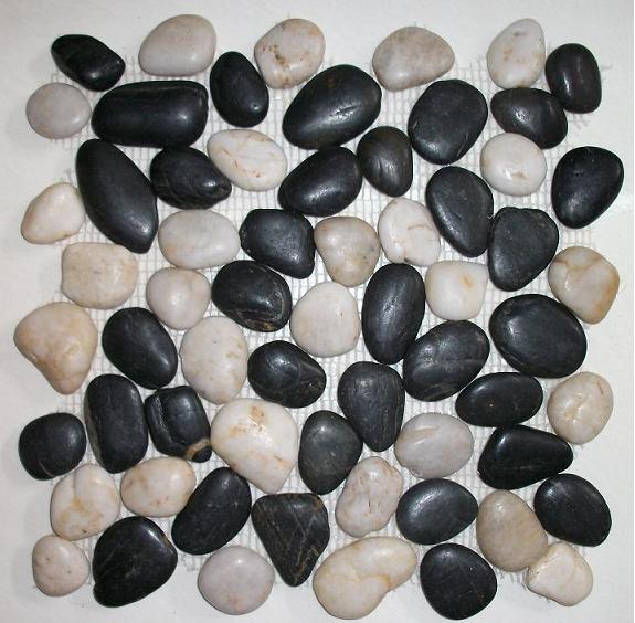various beautiful pebbles