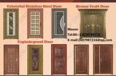 Steel/bronze craft/engineering door