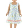 lovely sleeveless flower dress for 18inch american girl doll - ISO9001
