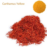Carthamins Yellow is a red pigment obtained from the dry flower of Carthamus. It is soluble in water and relatively stable to light.