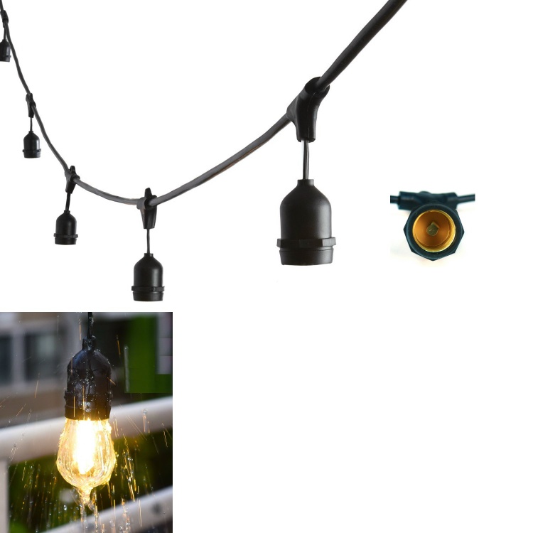 STRING LIGHTS FOR ALL-YEAR USE with E26 lampholder