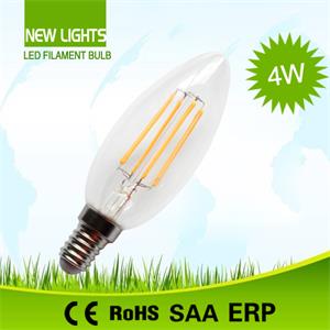 4W Candle light bulb LED Filament bulb