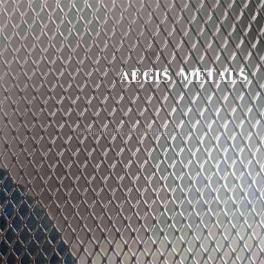 0.1 0.4 0.6 0.8 1 mm thickness titanium expanded diamond hole mesh plate