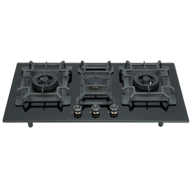 Glass Built in 3 Burner Gas Stove - 900MM