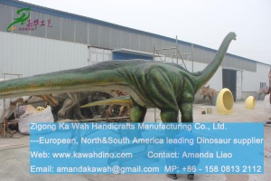 Amusement park big dinosaur length 12M robotic animatronic dinosaur