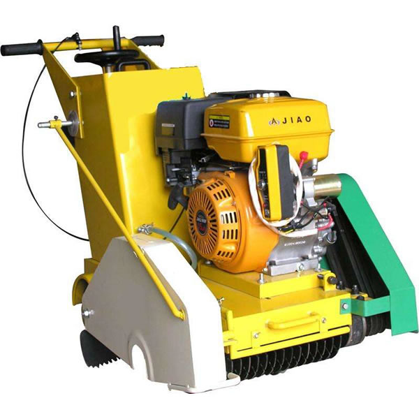 Petrol-powered Concrete or Cement Pavement Cutting Machine carves anti-skid pattern  with simple operation and long service life ,the anti-skid pattern engraved with beautiful effect and the engraving depth is consistent.