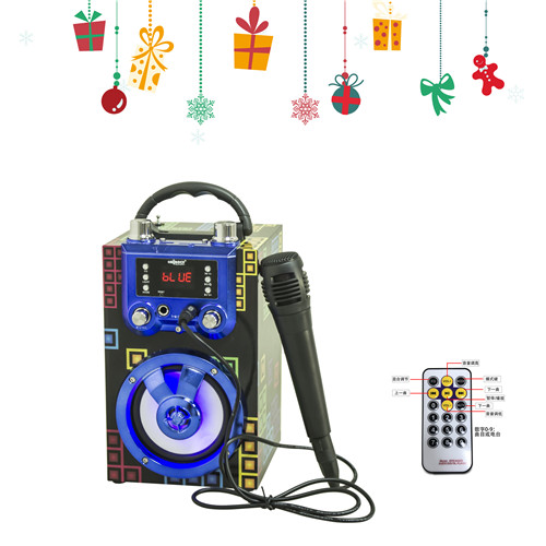 Output power	3W	QTY:16pcs Frequency response	120 Hz-18KHz	N.W:15.6KG Horn Size	4inch*4Ω	G.W:23KG Built-in battery	lithium battery 3.7V/800MAh	Size:150*181*308MM    Input power	 5.0V    	Carton Size: 620*377*636MM