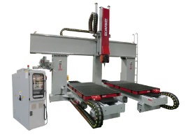Twin Table 5 Axis CNC Router Machine