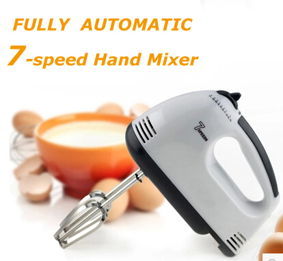 It’s a hand mixer with 7-speed for mixing different food