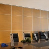 Soundproof Commercial Aluminium Frame Conference Room Sliding Wall Partition