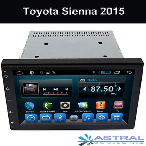 Android Big Screen Car DVD Player GPS Navigation for TOYOTA Sienna 2015 TV Video Audio