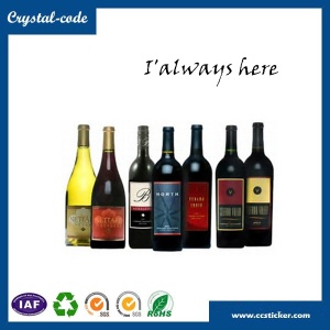 Newly eye-catching wine bottle label,metal wine label - label
