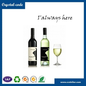 Chinese best price wine bottles label size,metal wine label,wine bottle label - label