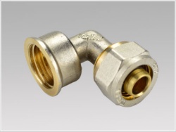 compression brass fitting for PEX-AL-PEX pipe