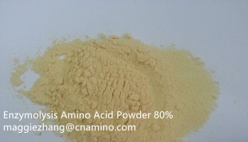 Enzymatic hydrolysis amino acids powder 80% with organic nitrogen 14%