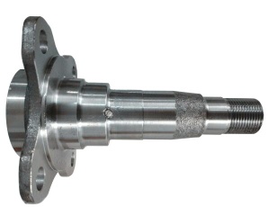 Lubed straight spindle with brake flange