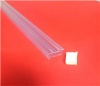 Colored hard anti-static PVC packaging tube with stopper for connector