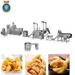 Whole production line for fried snacks food making machine