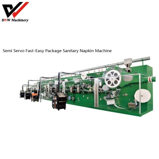 Semi Servo Fast-easy Package Sanitary Napkin Production Line - napkin machine