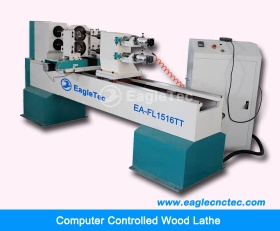 Computer Controlled Wood Lathe For Wooden Handrails