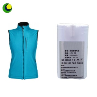 heated vests clothing Lithium Battery Pack with high capacity