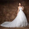 New luxury spring bridal gown trailing wedding Bra straps floor length pregnant women wedding dress 144