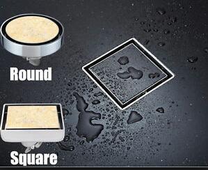 round/square floor drain