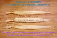 Single Drawn hair Blonde Color so ROMANTIC 60cm - RAW HAIR
