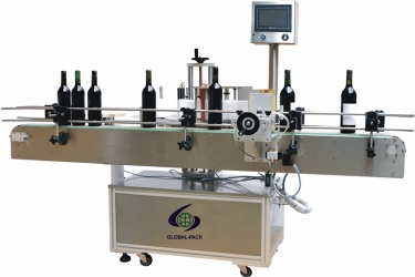 Automatic wine vineager bottles labeling machine with fix function