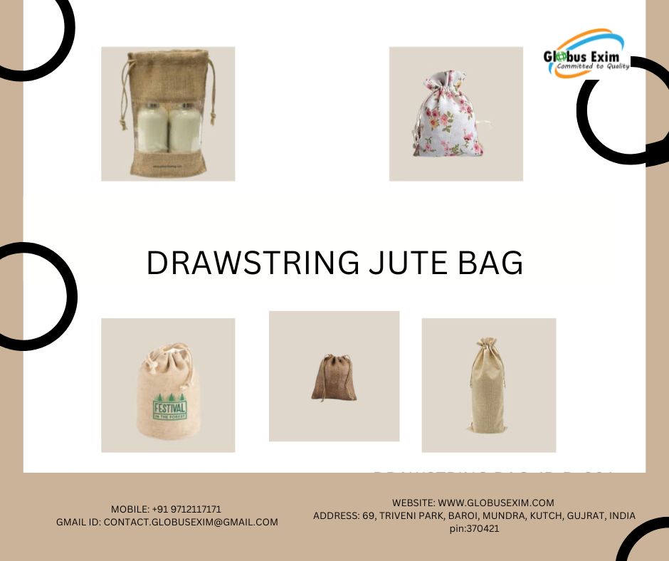 jute shopping bag are eco friendly, reusable, durable bags