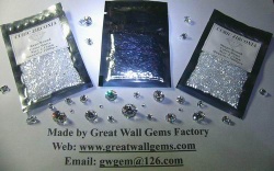 1-100mm cubic zirconia (CZ) round