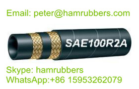 SAE 100R2A/DIN EN853 2ST Wire Braided Hydraulic Hose