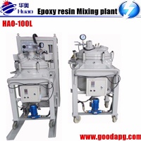 epoxy resin thin film degassing vacuum mixing and injection device