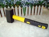 Stoning hammer with plastic coated handle