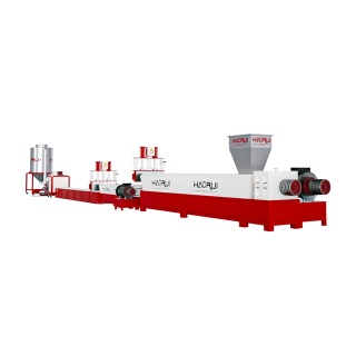 Factory Price Single-Screw PET Granulator Line in Plastic Recycling Plant