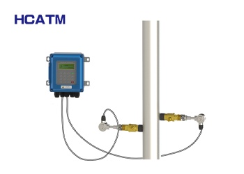 Insertion ultrasonic flowmeter