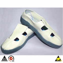 ESD Butterfly Face PVC Conductive Shoes for Cleanroom Safety Use & Personnel Antistatic Protection - 003.001.001.01.00031