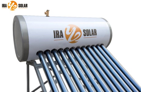 Heat pipe pressurized solar water heater 150L12tubes - IRA-HP58/1.8-12