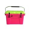 rotomolded portable plastic ice cooler box/ice chest with handle for camping