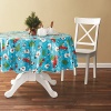 Tablecloth PE with Needle-punched Cotton Snowman Round - Tablecloth PVC
