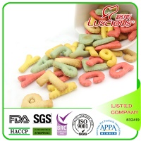 Biscuit in Letters Shape Wholesale Bulk Dog Biscuits