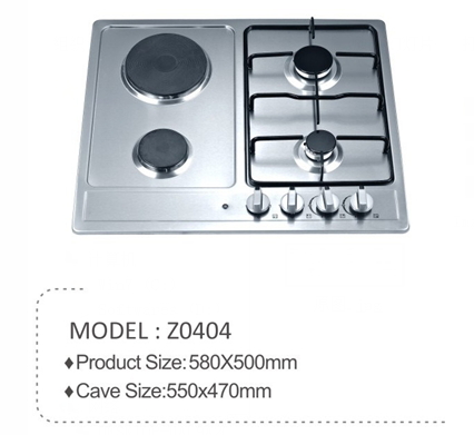 OEM Stainless steel built-in gas stove/cook-top/gas hob