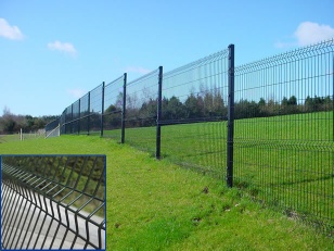 Welded mesh fence welded wire fencing 3D panel fence - SZ01001