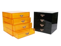 New 4 drawers acrylic jewelry box