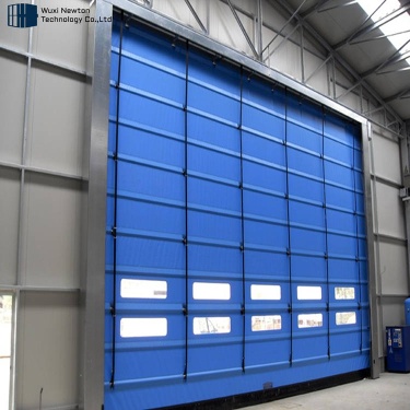 304 Stainless Steel Frame High Speed Stacking Door