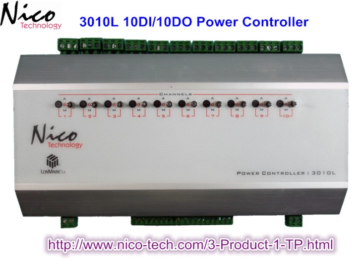 3010L 10 channels DI/DO Power Controller